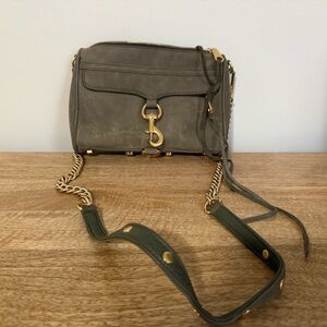 Rebecca Minkoff Green Crossbody Bag with Gold Hardware